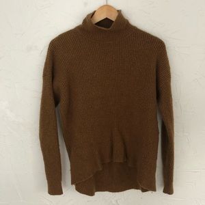 Mustard Mock Neck Madewell Sweater